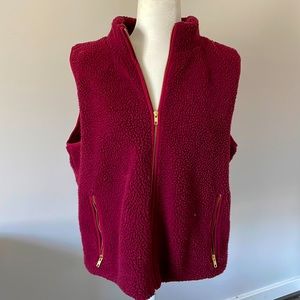 **WEDDING FUND SALE** NWOT J Crew Burgundy Vest